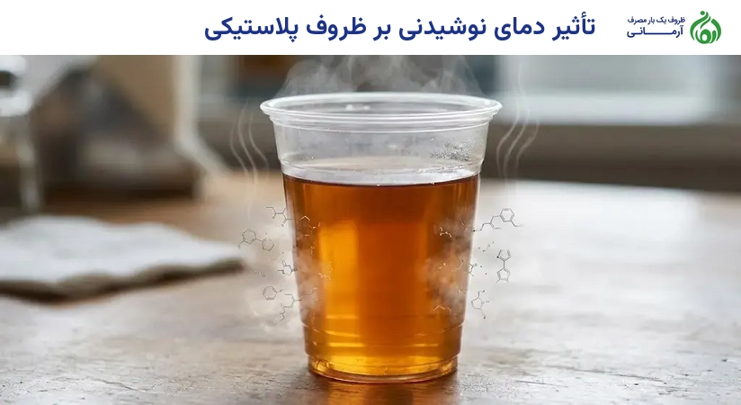 تأثیر دمای نوشیدنی بر ظروف پلاستیکی