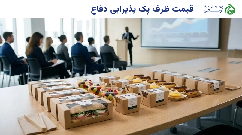 قیمت ظرف پک پذیرایی دفاع