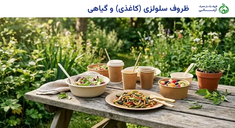 ظروف سلولزی (کاغذی) و گیاهی
