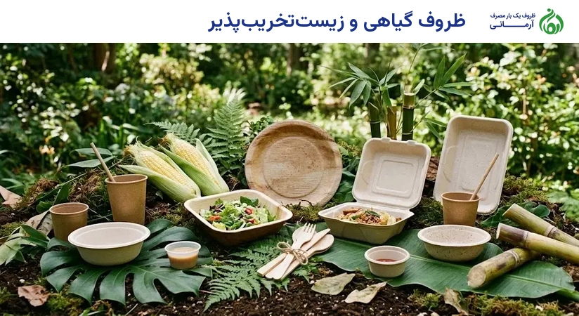 ظروف گیاهی و زیست‌تخریب‌پذیر