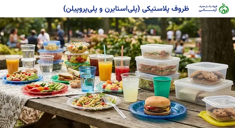ظروف پلاستیکی (پلی‌استایرن و پلی‌پروپیلن)