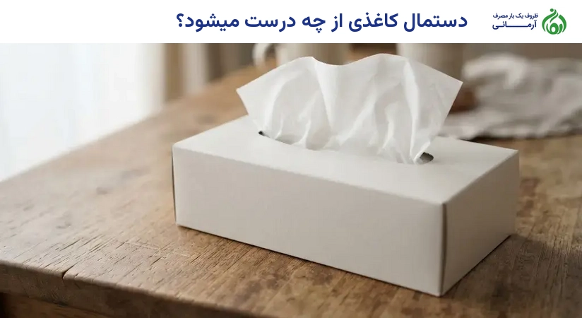 دستمال کاغذی از چه درست میشود؟
