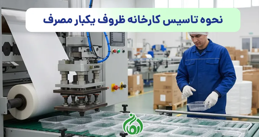 نحوه تاسیس کارخانه ظروف یکبار مصرف