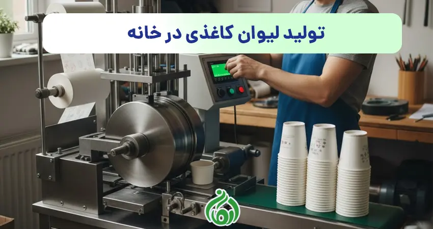 تولید لیوان کاغذی در خانه