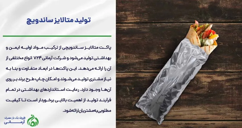 تولید متالایز ساندویچ  