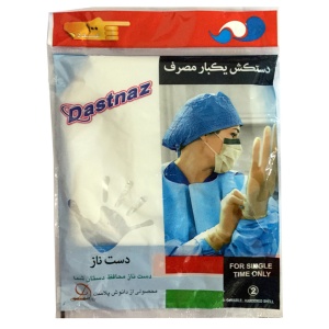 دستکش یکبار مصرف دست ناز