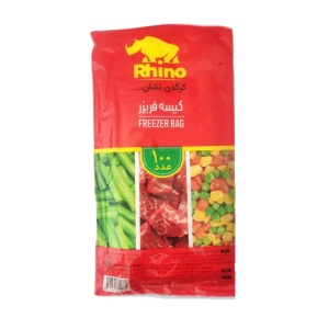 پلاستیک فریزر20*30کرگدن 100برگ