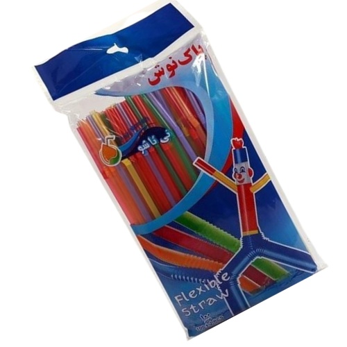 نی نوشابه ساده بسته بندی پاک نوش