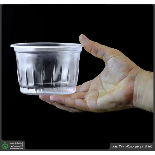 سطل 500 گرمی سروش (شفاف 8 گرم)