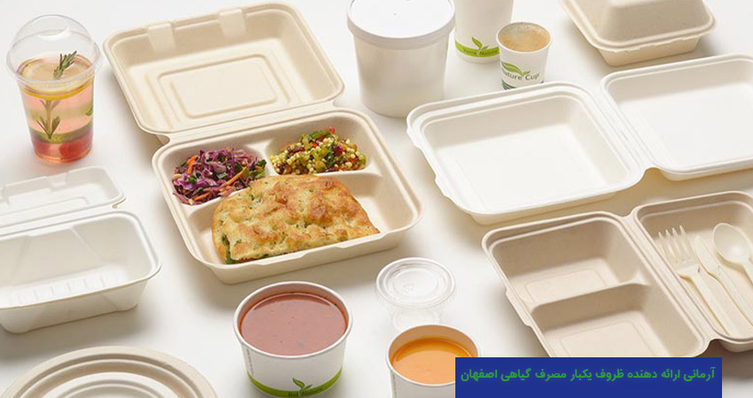 آرمانی ارائه دهنده ظروف یکبار مصرف گیاهی اصفهان