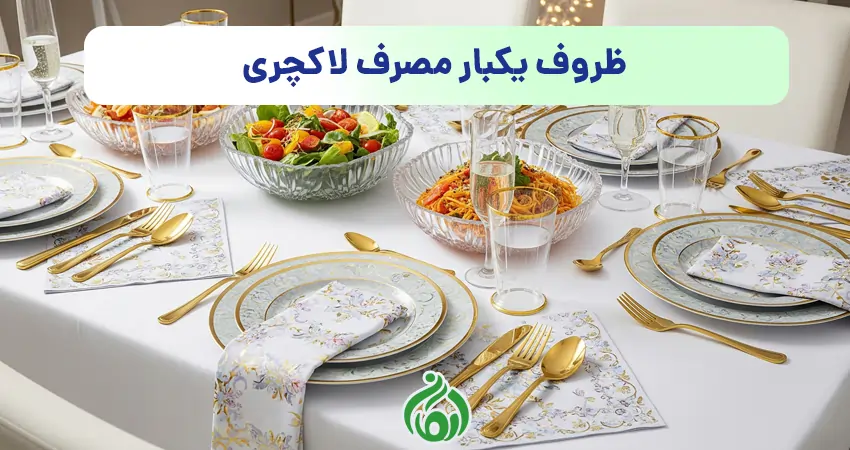 ظروف یکبار مصرف لاکچری