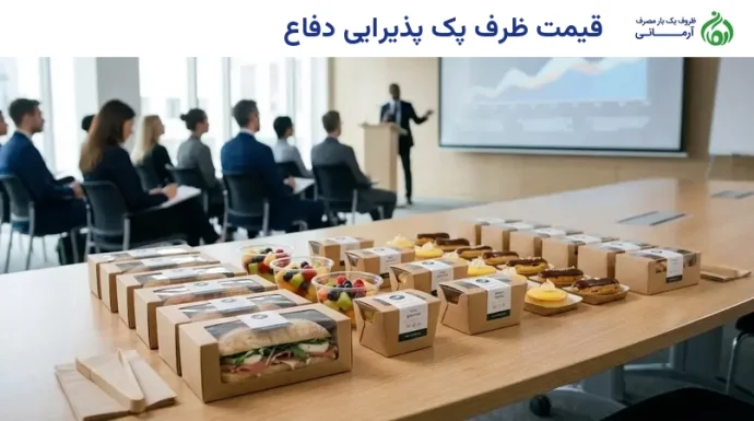 قیمت ظرف پک پذیرایی دفاع