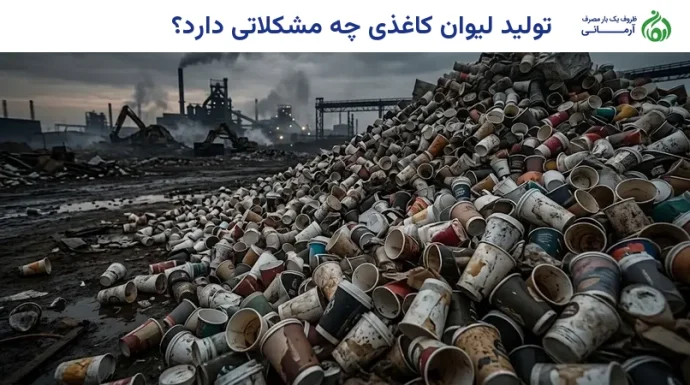 تولید لیوان کاغذی چه مشکلاتی دارد؟