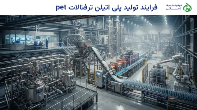 فرایند تولید پلی اتیلن ترفتالات pet